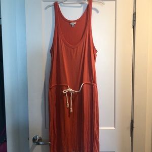 Banana Republic Peach T-shirt Dress